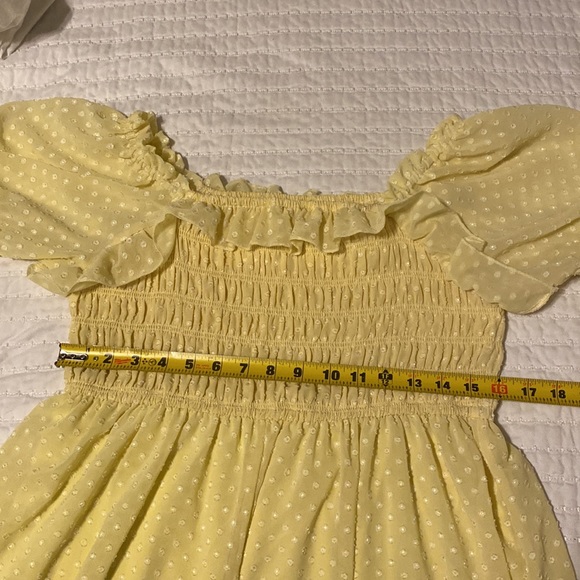 YELLOW POLKA DOT DRESS - Picture 4 of 5